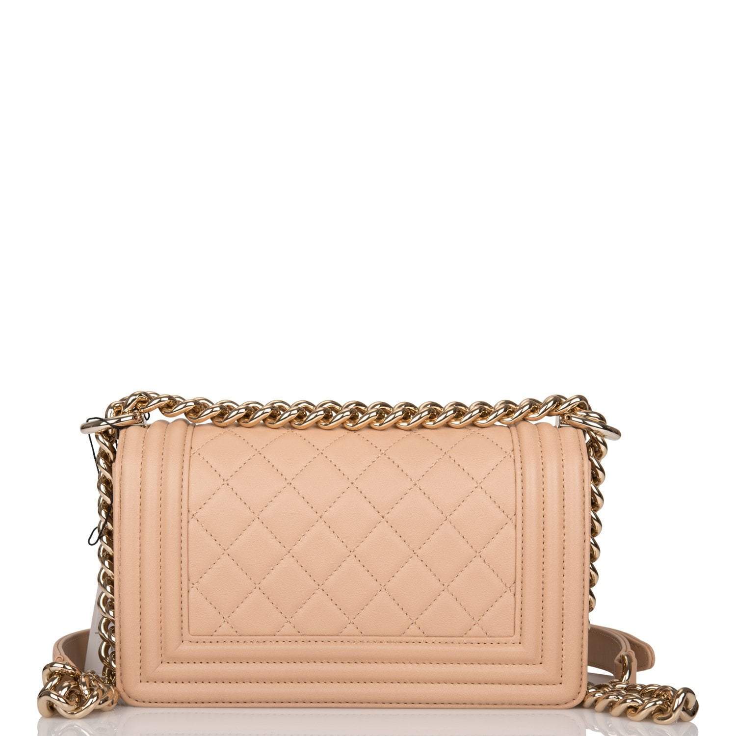 Copy of Chanel Camel Quilted Lambskin Small Boy Bag Light Gold Hardware-Payment 2