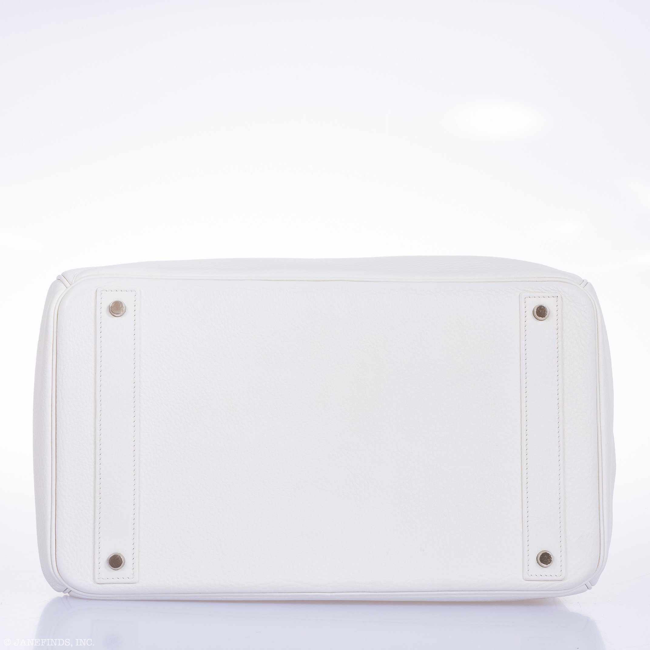 Hermes Birkin 40 HAC White Togo Palladium Hardware