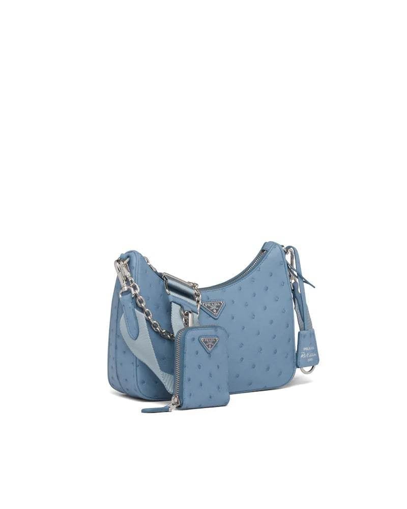 Re-edition 2005 Ostrich Leather Bag