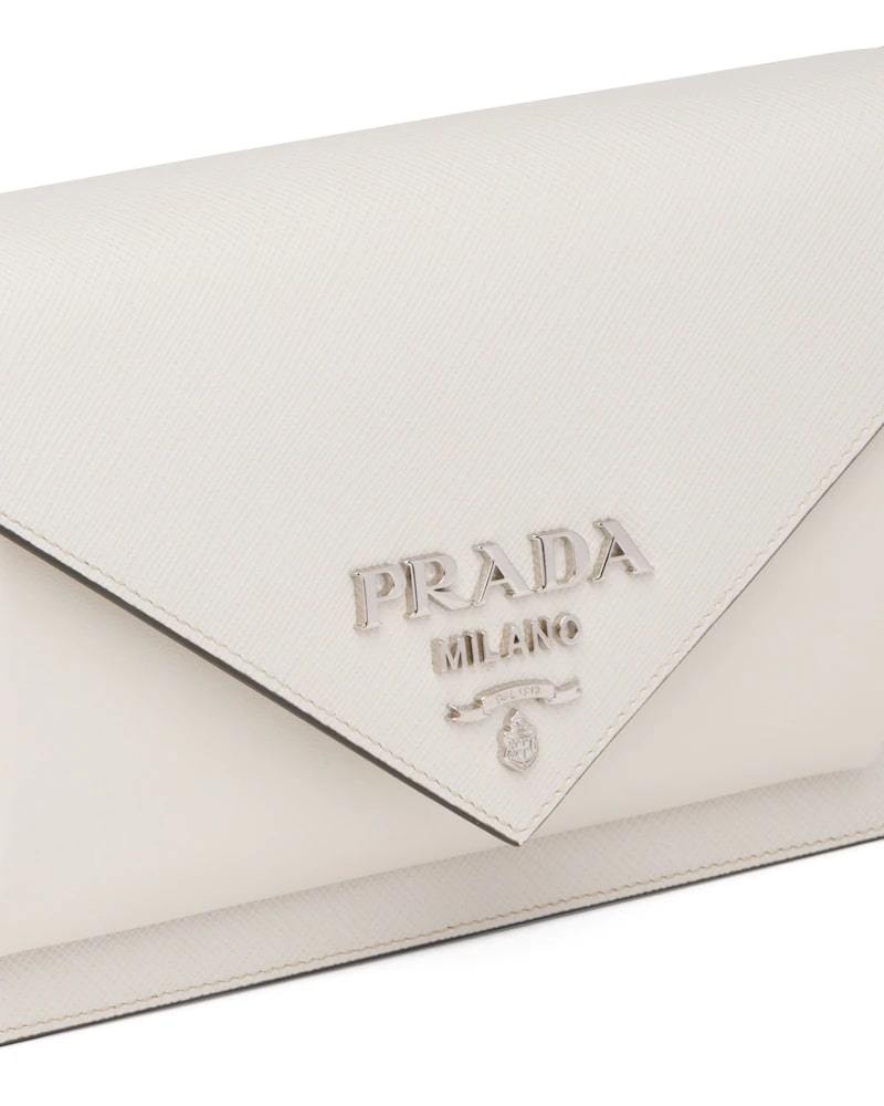 Prada Saffiano Leather Mini Envelope Bag