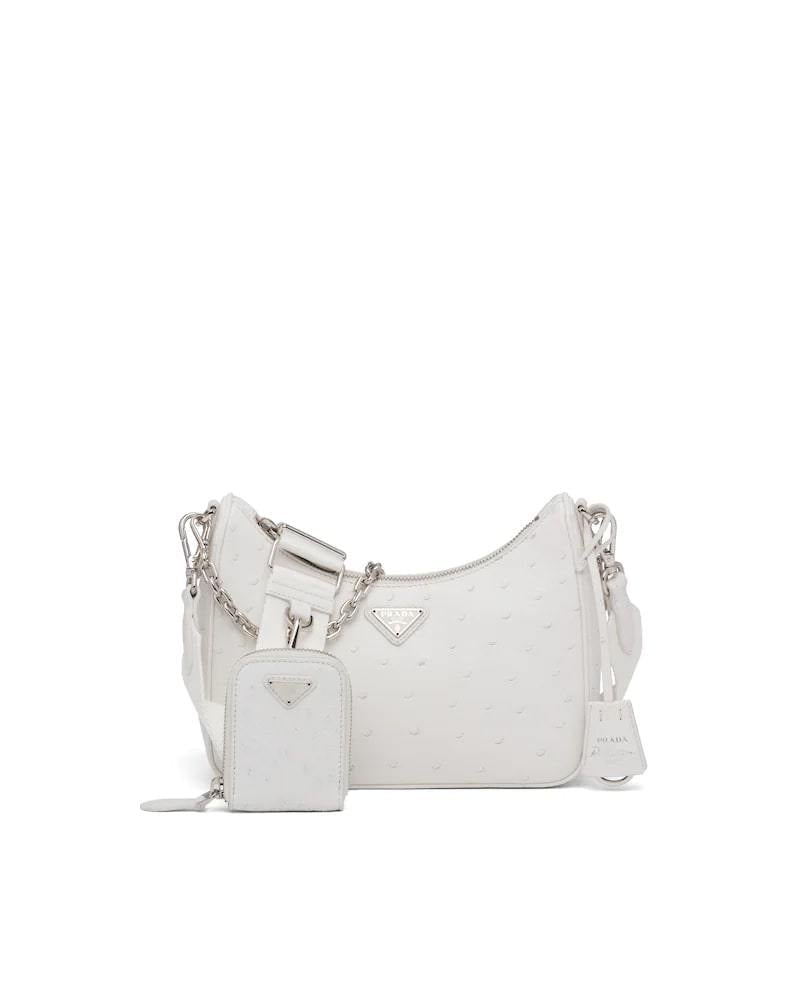 Re-edition 2005 Ostrich Leather Bag